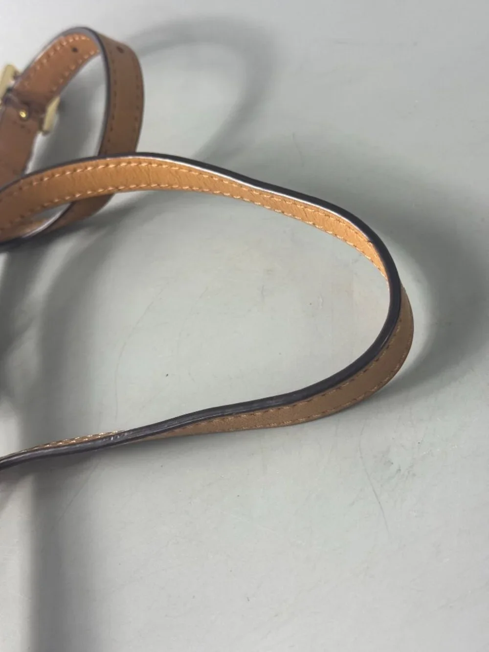 Michael Kors Tan Leather Adjustable Strap